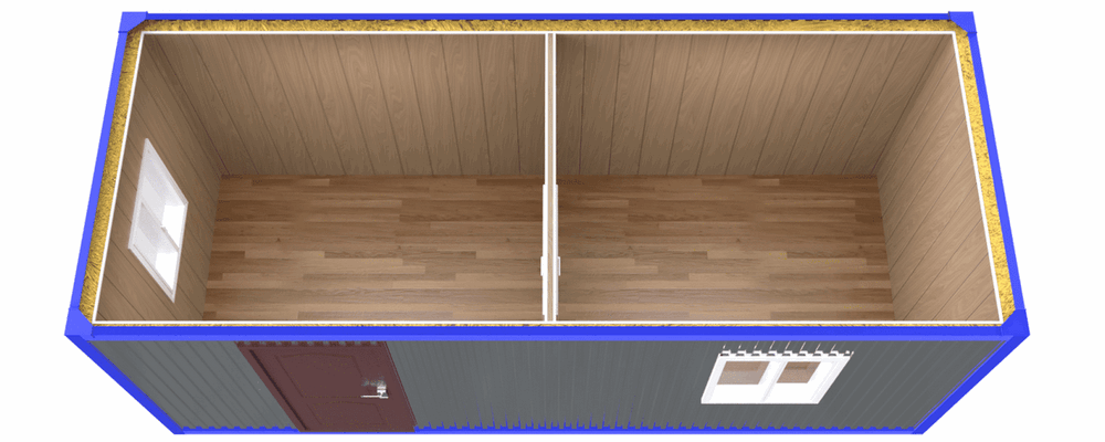 Бытовка двухкомнатная